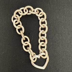 Tiffany and Co. heart clasp bracelet